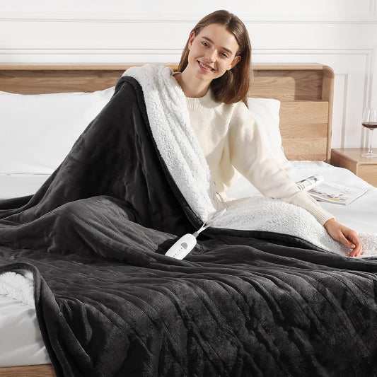 Heated Throw Blanket Electric Blanket 50X60In Cozy Heating Blanket Throw
