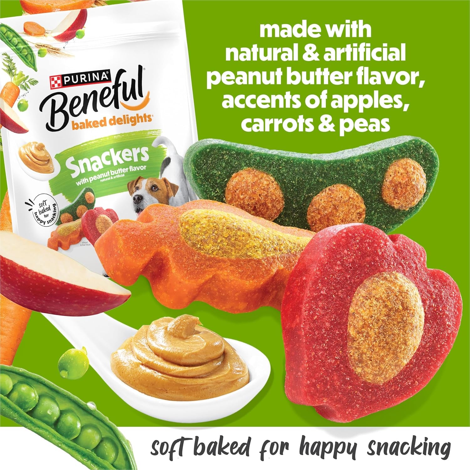 Purina Beneful Baked Delights Snackers Dog Treats, 36 OZ