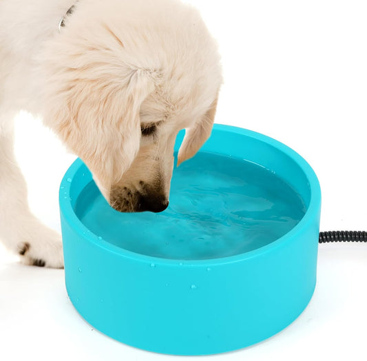 Heated Water Bowl, Thermal-Bowl for Cats & Dogs, Safety Listed