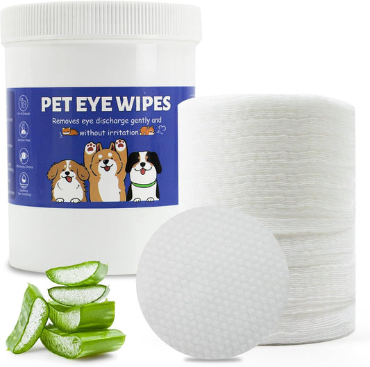 Dog Eye Wipes 180 Counts, Gently Clean Eye Wipes for Dogs & Cats