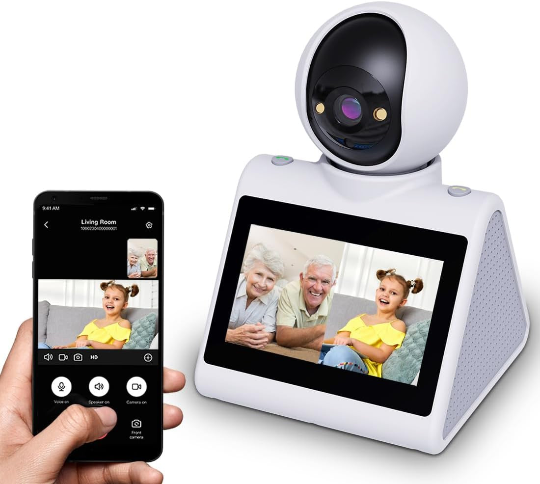 Two-Way Video Pet Dog Nanny Camera, 4.3" Screen Dual-Band 5G/2.4G