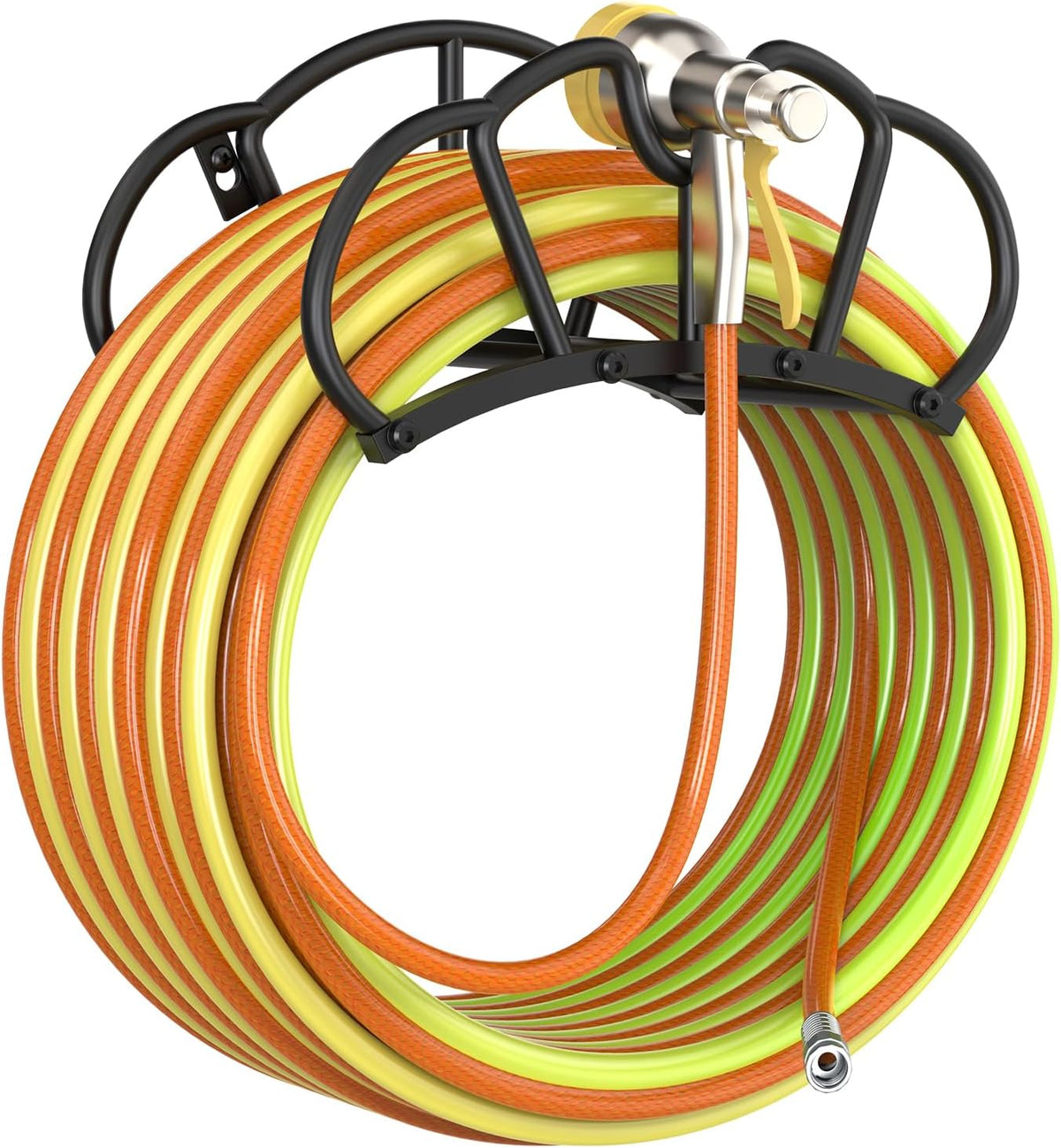 Qatsrin Garden Hose Holder Wall Mount, Super Stable Hose Hanger, 1 Pack