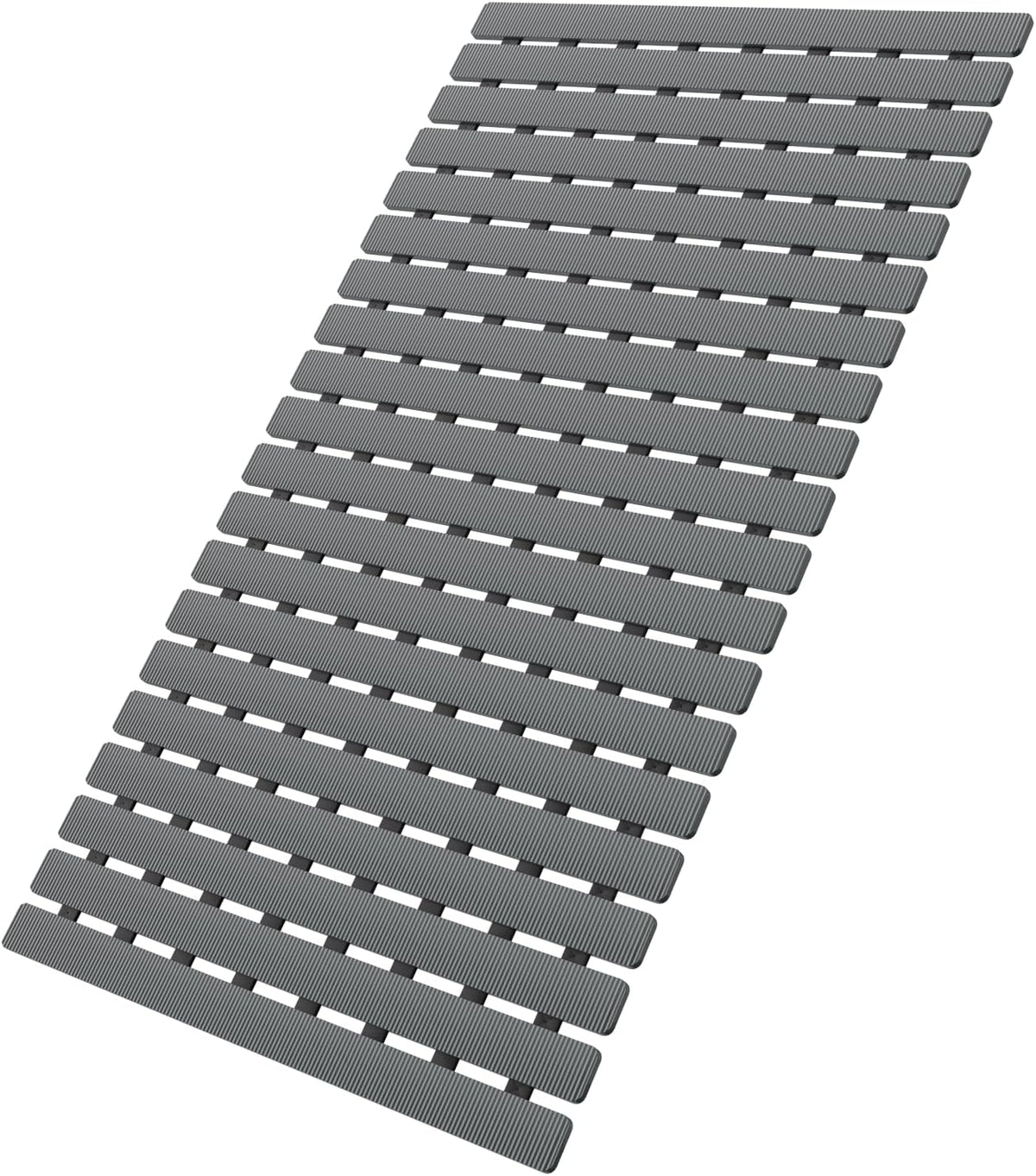 MBOSS Bathtub Mat Non Slip, Shower Mat for inside Shower, Suction Cups Design and Drain Holes, 27.5 X 15.7 Inch, Bathroom Essentials Safe, Easy to DIY Cut, Soft and Eco-Friendly Materials