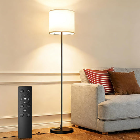 Keepsmile Dimmable Floor Lamps with Remote Control,12W LED Bulb,Foot Switch