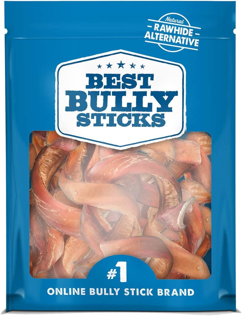 Best Bully Sticks Curly Bully Sticks - 5-6 Inch 12 Count (Pack of 1) - Natural, USA Baked and Packed, Easily Digestible, Limited Ingredient, Rawhide Alternative