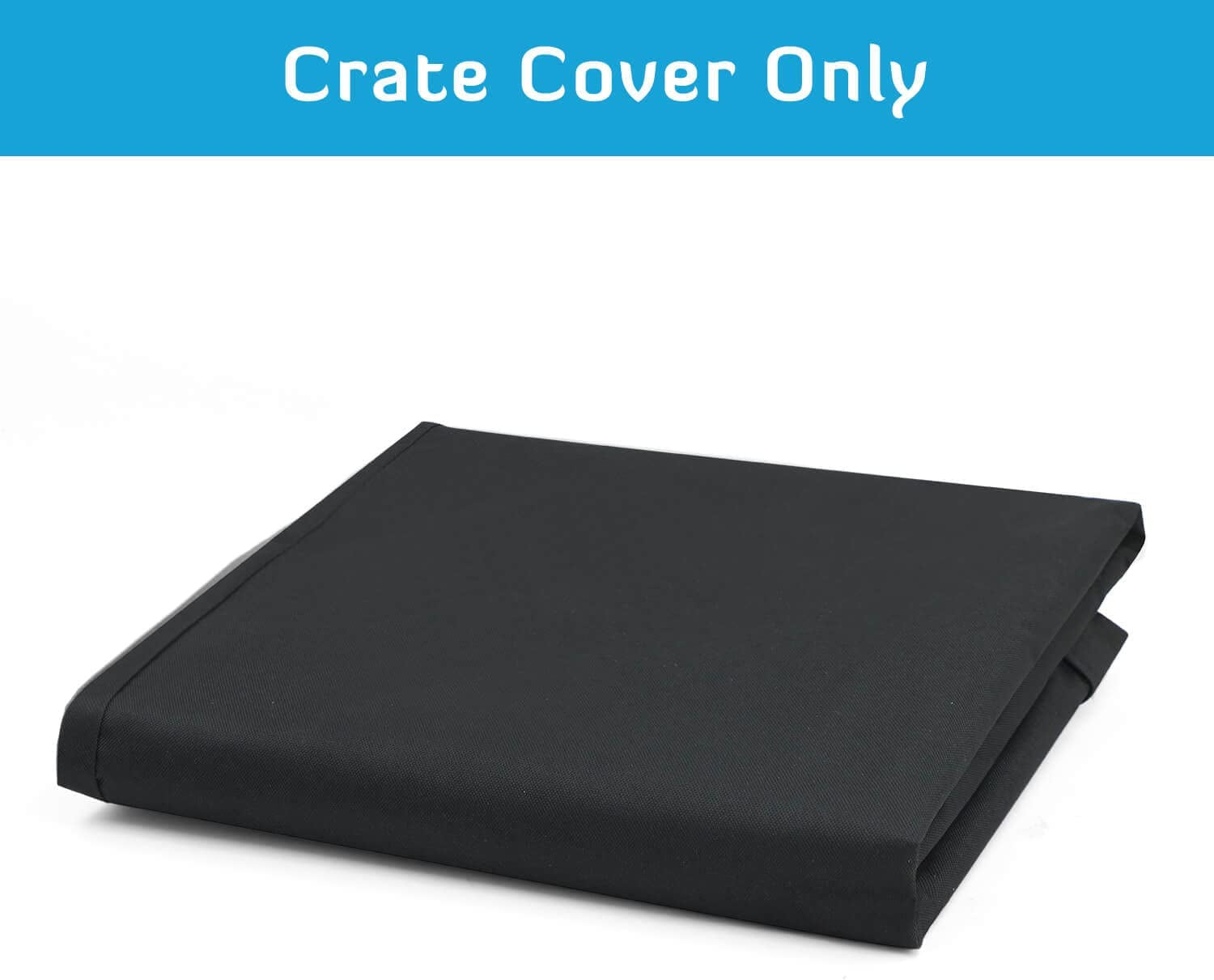 HONEST OUTFITTERS Dog Crate Cover 42 Inch Dog Kennel Cover for Large Dog, Heavy Duty Oxford Fabric,With Double Door, Pockets and Mesh Window (43L X 29W X 30H,Black)
