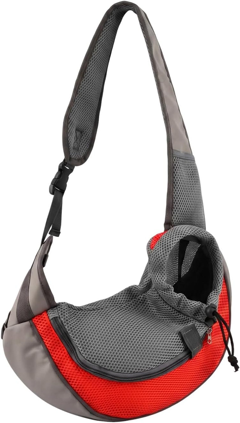 Pet Sling Carrier for Small Dogs & Cats with Adjustable Strap