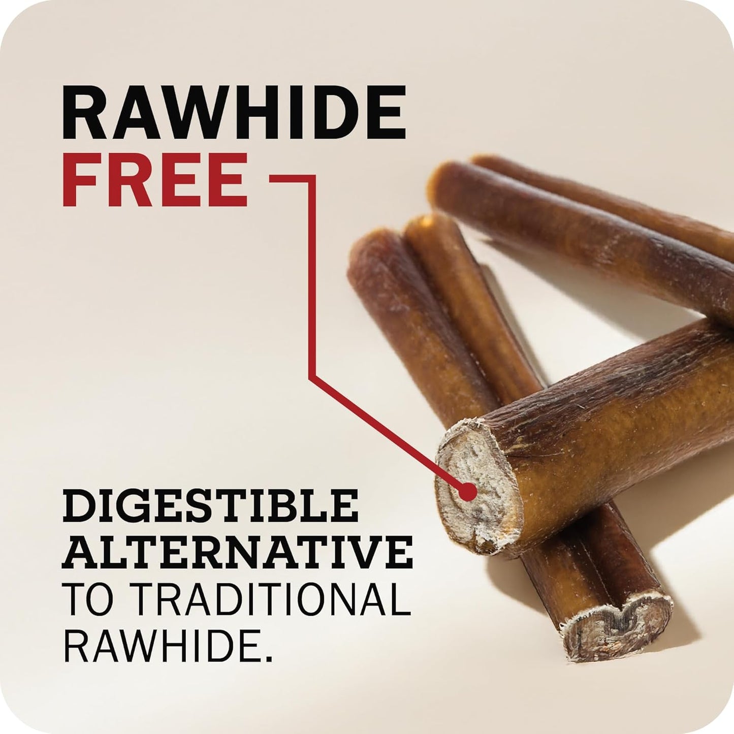Redbarn Pet Products All Natural 5"-8" Bully Sticks for Small & Large Dogs - Healthy Long Lasting Chews Variety Party Pack - 100% Beef Single Ingredient Low Odor Rawhide Free Dental Treats - 8 Oz Bag