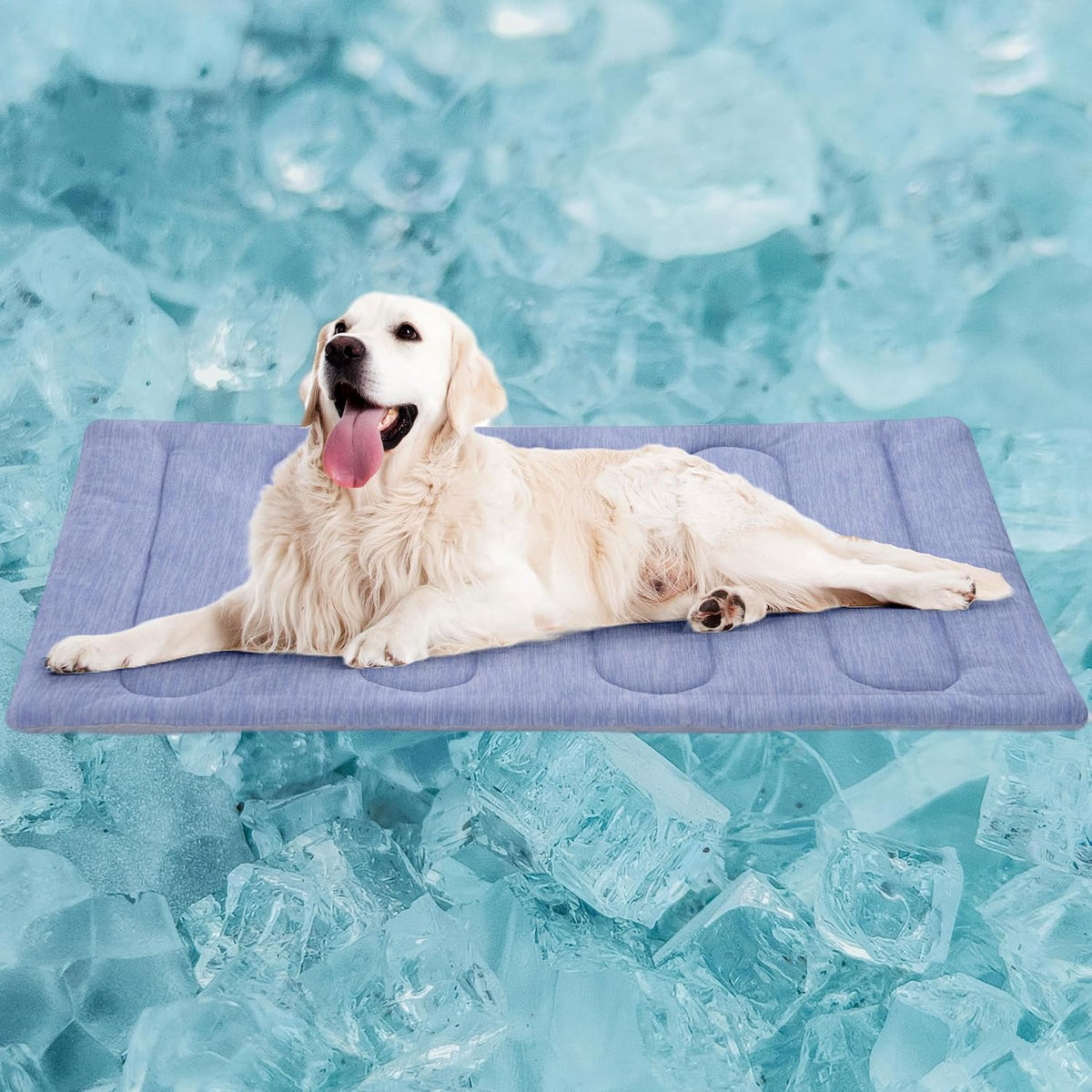 Cooling Mat for Large Dogs - Double-Sided Warming & Cool, Q-MAX>0.47