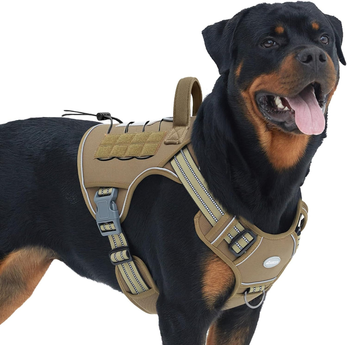 AUROTH Tactical Dog Harness for Extra Large Dogs, Heavy Duty No Pull Vest