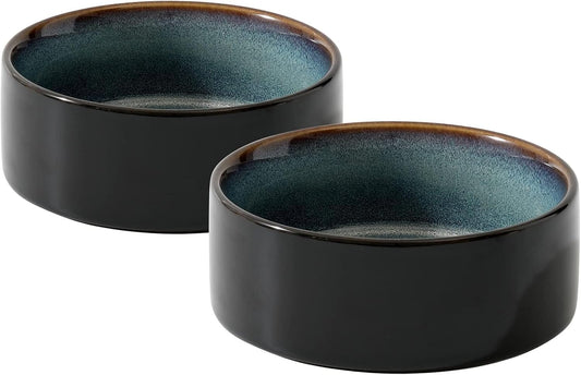 Havniva Cat Bowls Set of Two, 5.1” Ceramic Cat Food Bowls, Cat Water Bowl