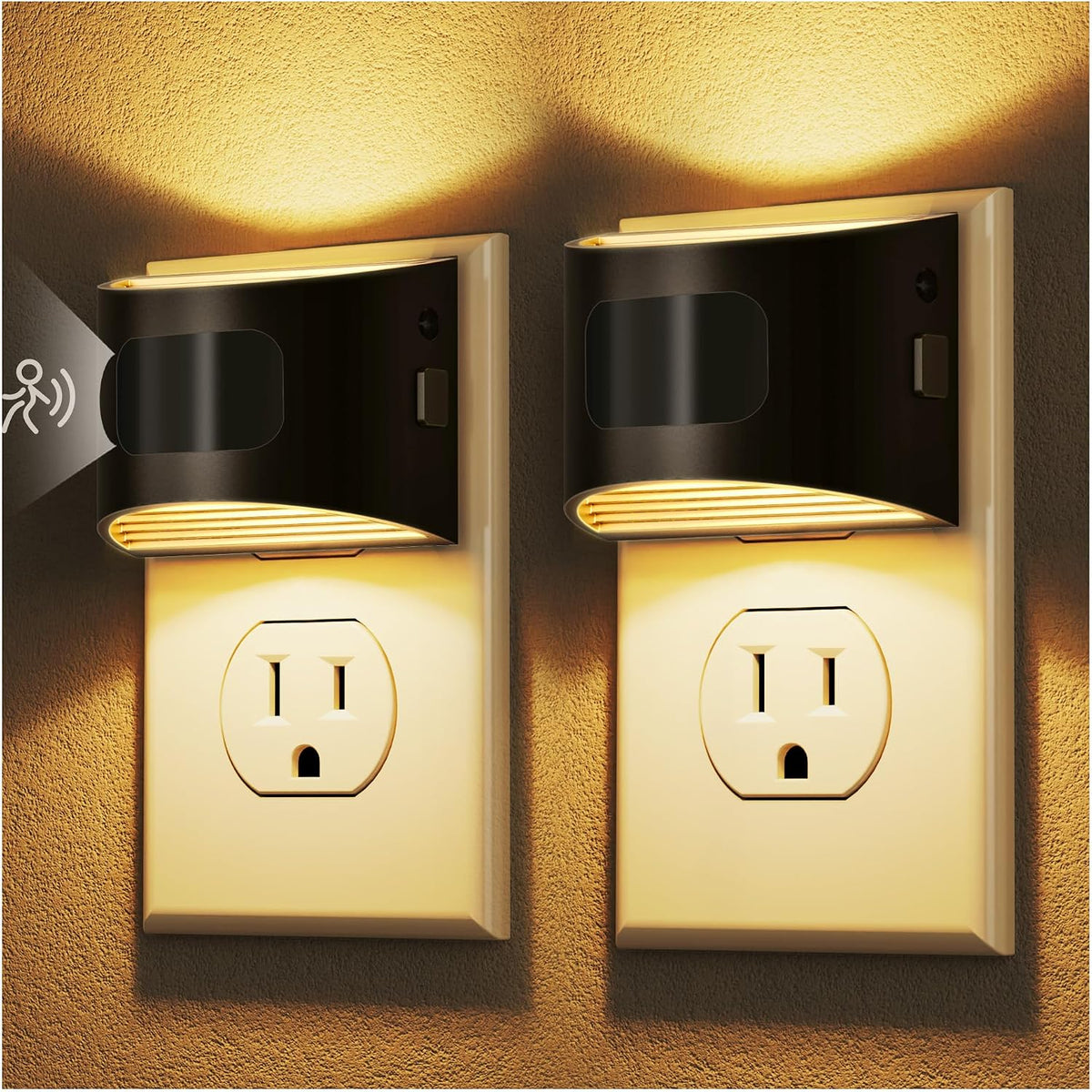 Doresshop Motion Sensor Night Light, Night Lights Plug into Wall, 3000K