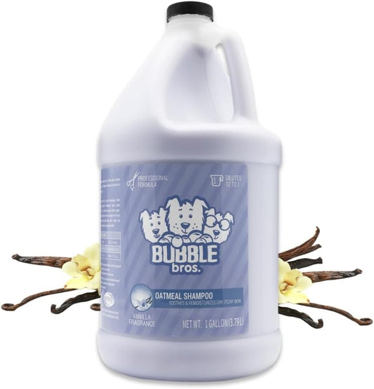 Bubble Bros. Colloidal Oatmeal Dog Shampoo for Itchy Skin Relief, 1 Gallon