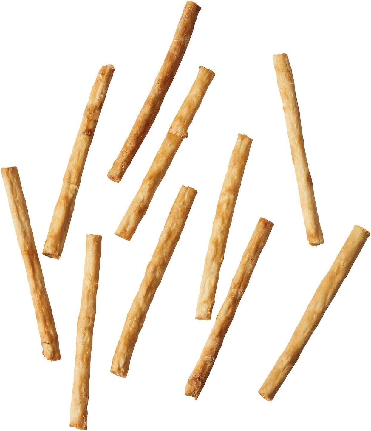 Fieldcrest Farms Nothing to Hide Natural Rawhide Alternative Twist Stix for Dogs - 3 Pack (30 Sticks) Premium Grade Easily Digestible Chews - Great for Dental Health (Bacon, Small Stix)