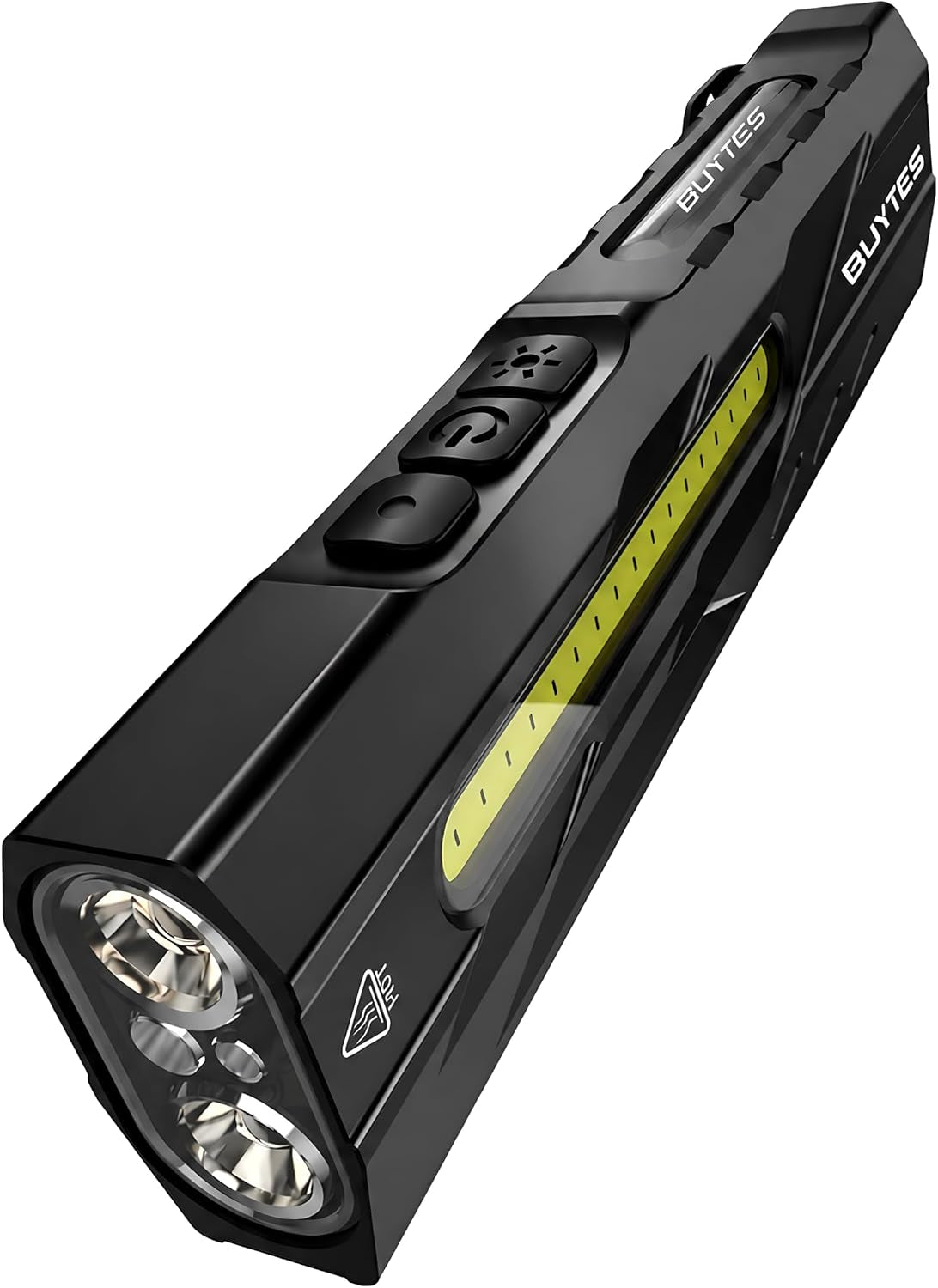 T9-PRO Rechargeable EDC Flashlight 1500 Lumens, Magnetic LED Pocket Flashlight Super Bright, IPX6 Mini Clip on Flashlight for Working, Camping, Car Repairing, Gifts for Men