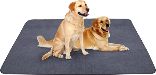 Peepeego Non-Slip Dog Pad 72"X72", Washable Pee Pad Waterproof for Training, Whelping