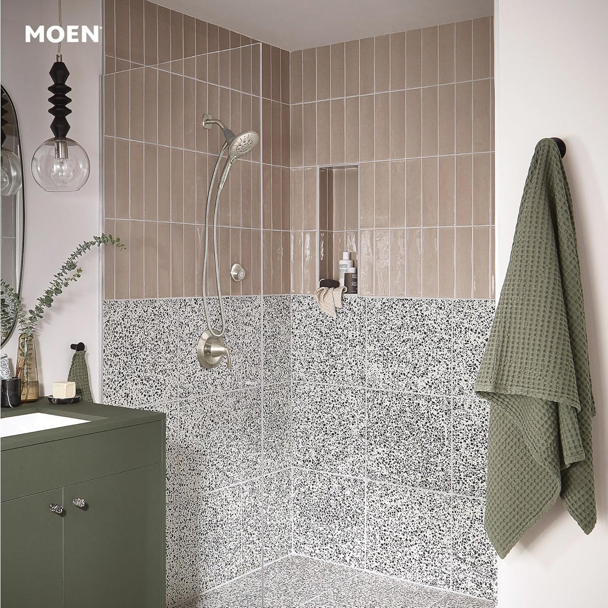 Moen Engage Spot Resist Brushed Nickel Handheld Showerhead