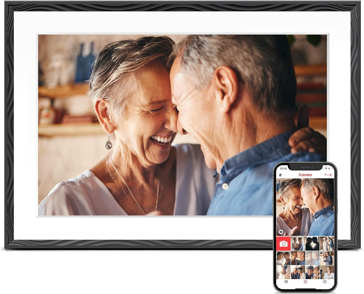 Frameo Digital Picture Frame, 10.1'' Frameo Digital Photo Frame Wifi, 32GB