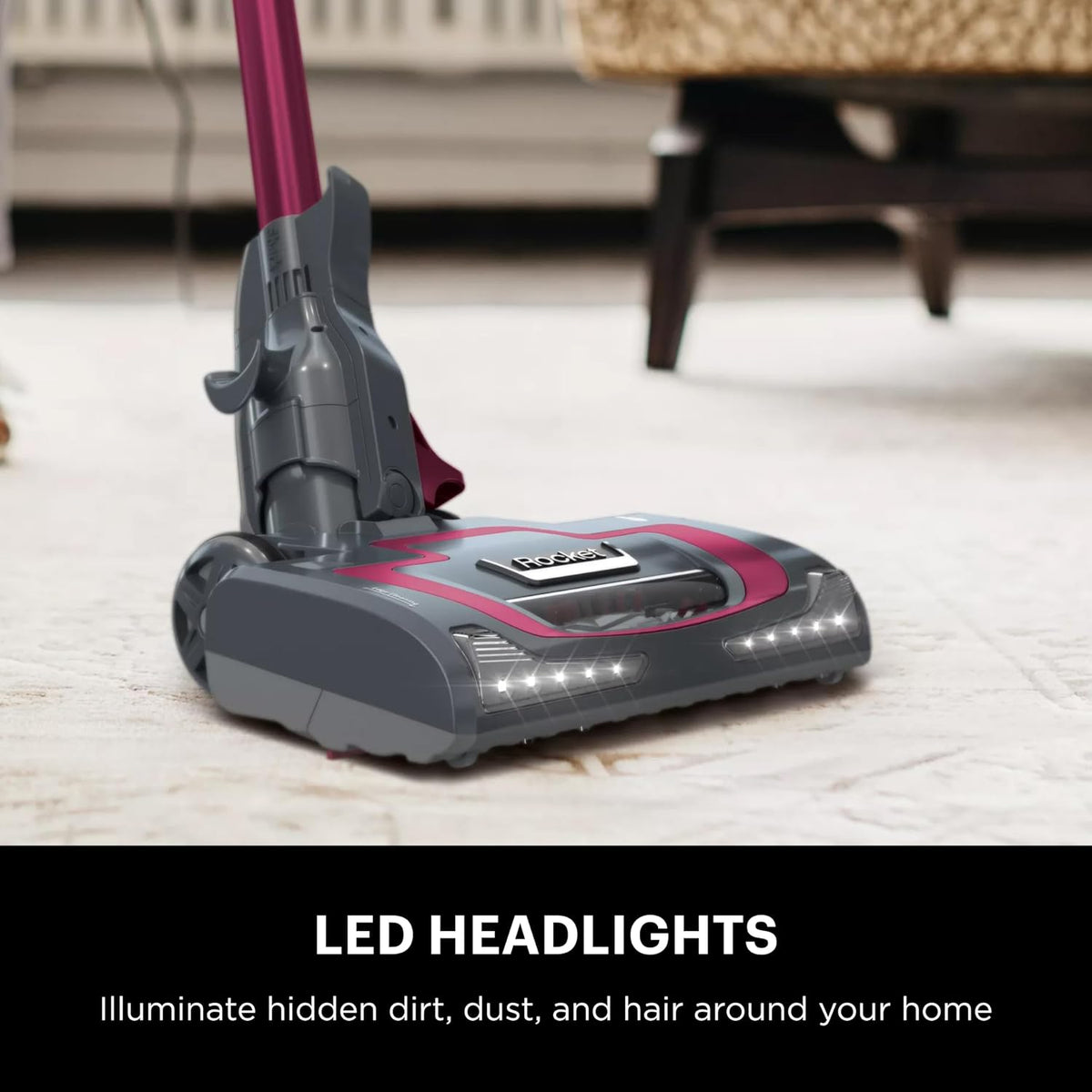 Shark Rocket Pro DLX Corded Stick Vacuum, XL Cup, Handheld, Fuchsia, HV371