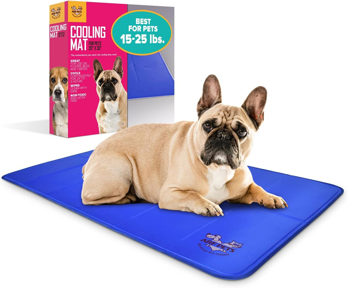 Arf Pets Dog Self Cooling Pet Bed Solid Gel Based | Durable & Non-Toxic
