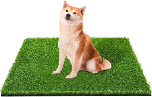 Coozero Artificial Grass, Professional Dog Grass Mat, Potty Training Rug and Replacement Turf Outdoor Rug Patio Lawn Decoration, Easy to Clean with Drainage（39.4" X 31.5"）
