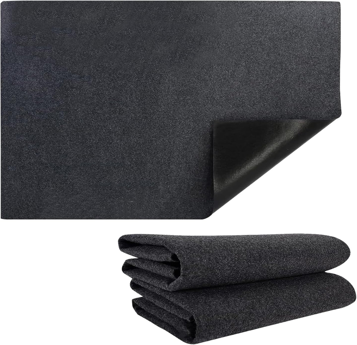 Heavy Duty Garage Floor Mat, 36" X 60" Oil Spill Mat for under Car Driveway, Waterproof Non-Slip Protective Flooring for under Cars, Universal for Garage Maintenance Scenarios (Black)
