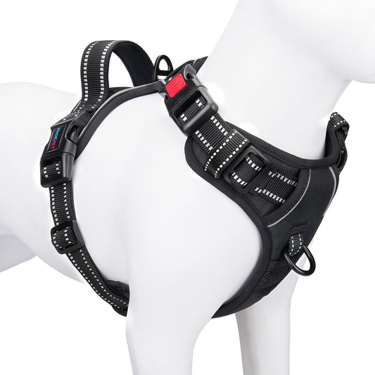 PHOEPET No Pull Dog Harnesses for Small Dogs Reflective Adjustable