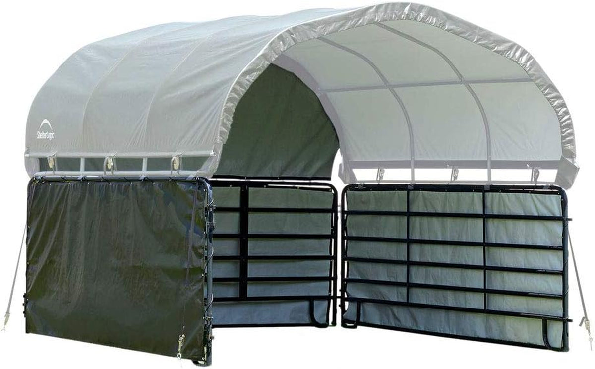 Shelterlogic 12'X12' Equine, Livestock and Agricultural Shelter Enclosure Kit (Corral Panels and Shelter Not Included)