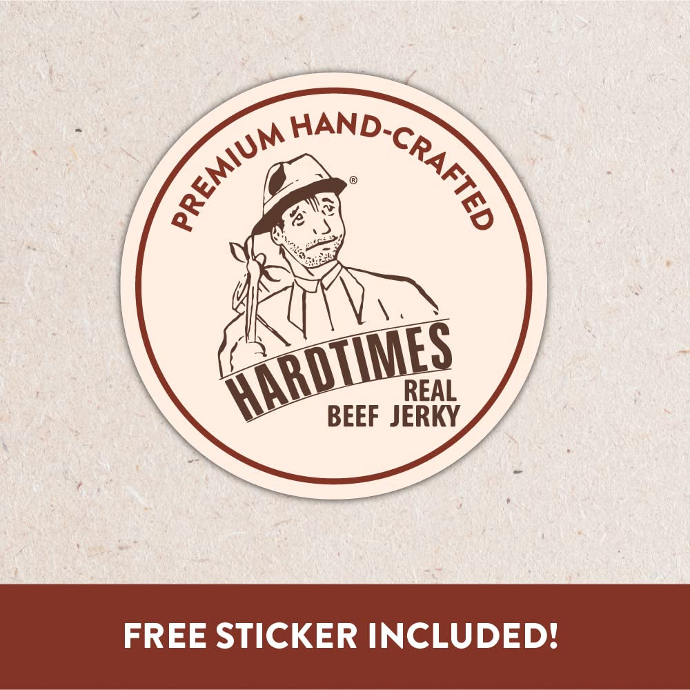 Hardtimes Handcrafted Beef Jerky - Original Flavor - 8 Oz. Jar