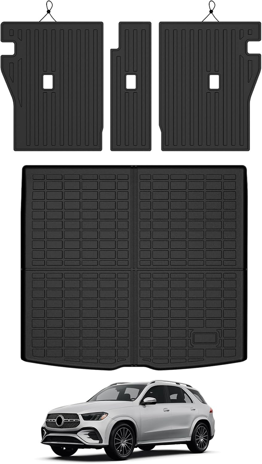 Mixsuper Cargo Liner & Backrest Mats for Mercedes-Benz GLE Class 2020-2026