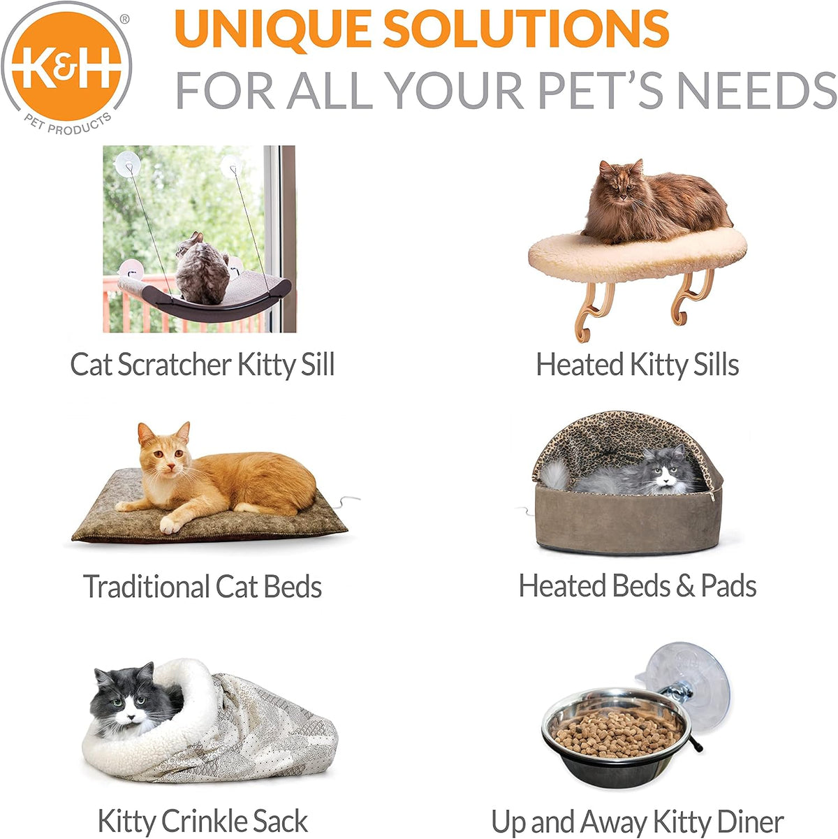 K&H Door Cat Tree, Hangin Condo 5 Level Mounted - Gray, Fits Doors <80In H
