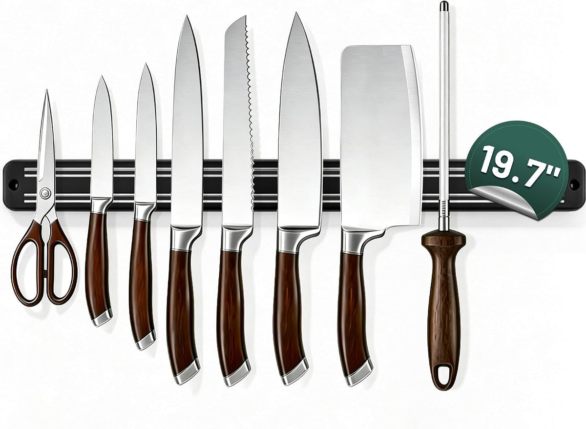 19.7In Magnetic Knife Strips,Magnetic Knife Holder for Wall/Refrigerator
