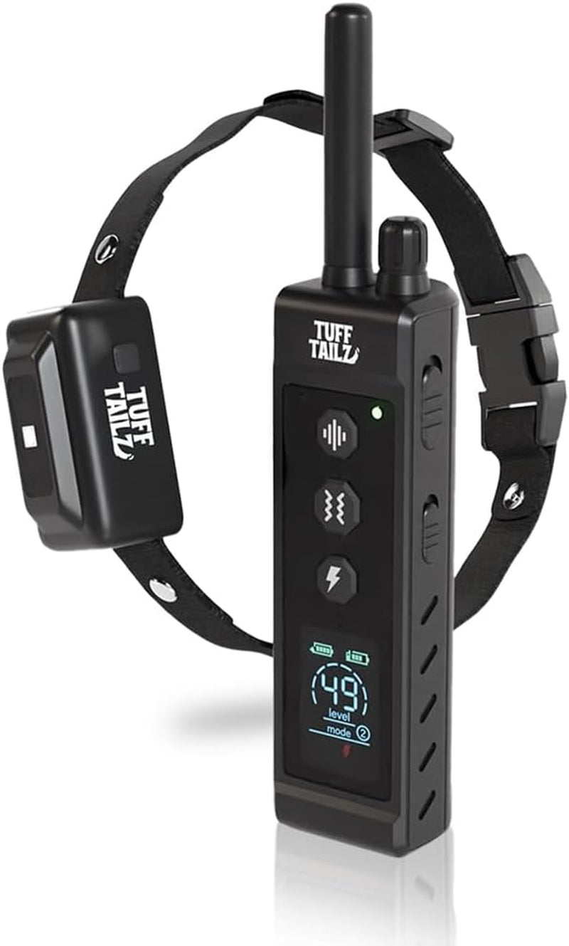 Dog Training Collar - 4265FT Range, Waterproof IP67, Built-In Flashlight, Customizable Training Modes, Comfortable Fit for Small, Medium, Large Dogs, Dark Blue