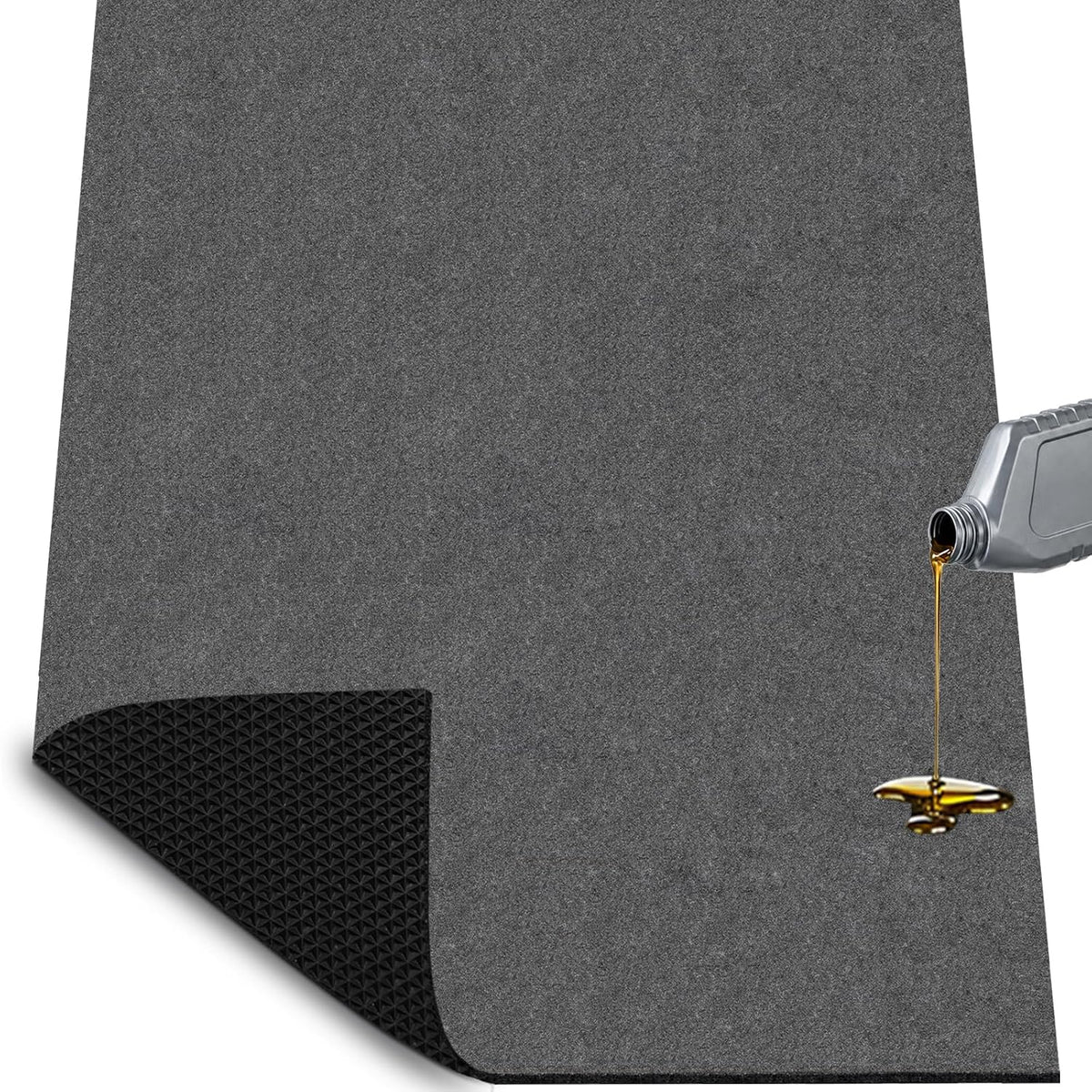 Oil Spill Mat Garage Floor Mat,Maintenance Oil Change Mats 36"X72"