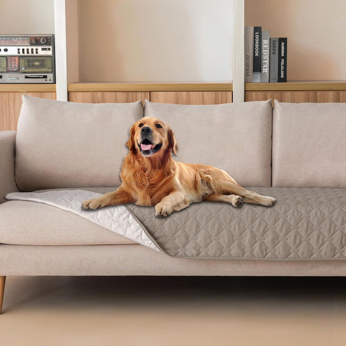 Gogobunny Waterproof Pet Couch Cover, Dog Blanket, Furniture Protector