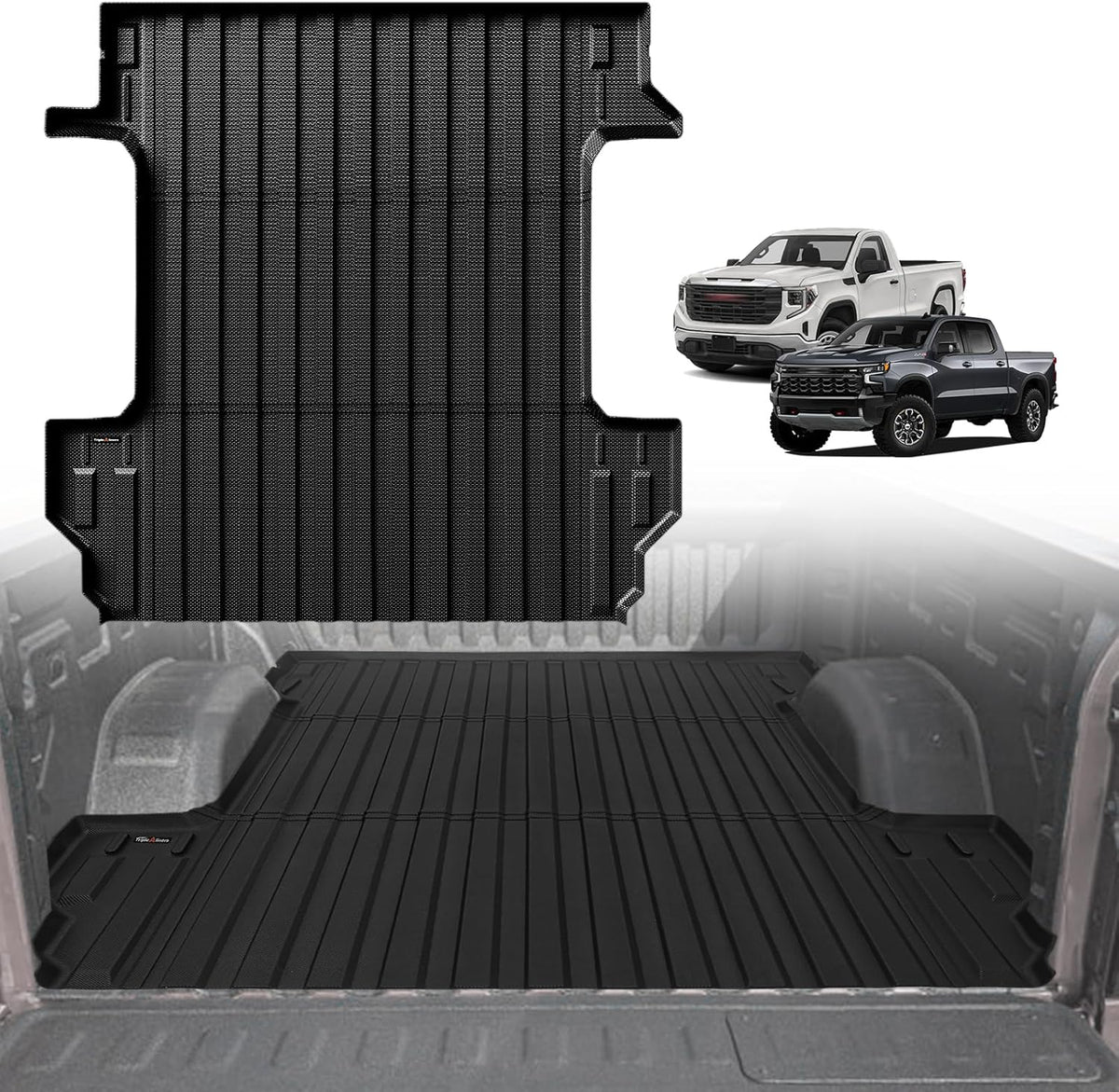 Triplealiners Truck Bed Mat for 2019+ Chevy Silverado/Gmc Sierra 1500 5.8FT