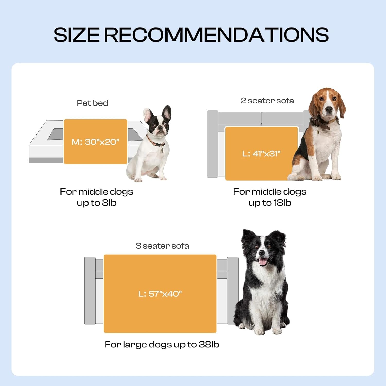 Luciphia Premium Fleece Dog Puppy Blanket Soft Pet Sherpa Calming Cat Blanket Throw for Small Medium Dog Cat(Beige,30X20 Inches)