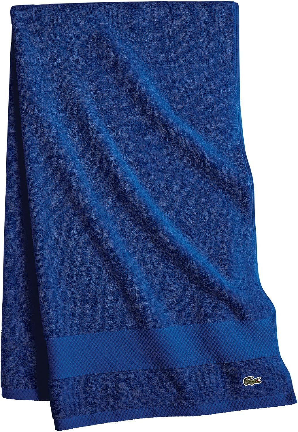 Lacoste Heritage 100% Supima Cotton Bath Towel 30" X 54", Surf Blue