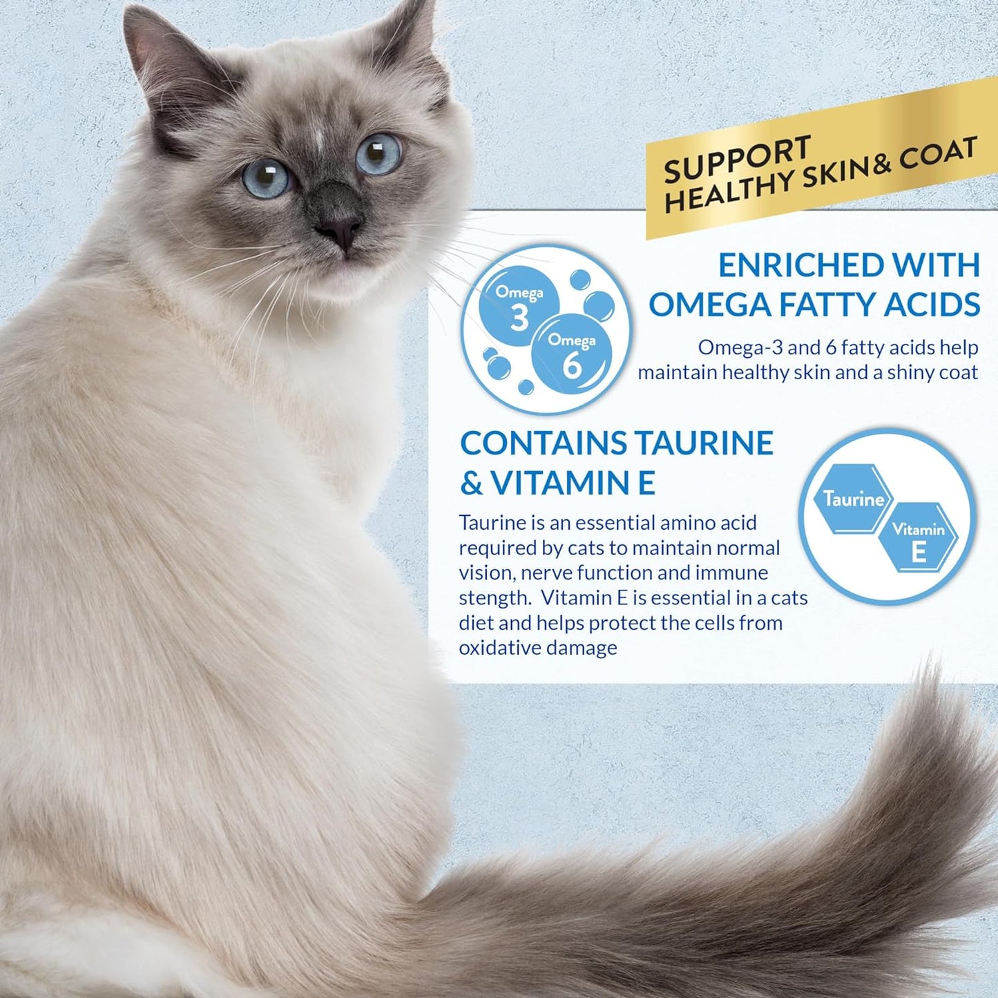 INABA Churu for Skin & Coat, Lickable, Squeezable Cat Treat with Omega Oils, Taurine and Vitamin E, 0.5 Ounces Each Tube, 50 Tubes, Skin & Coat Variety