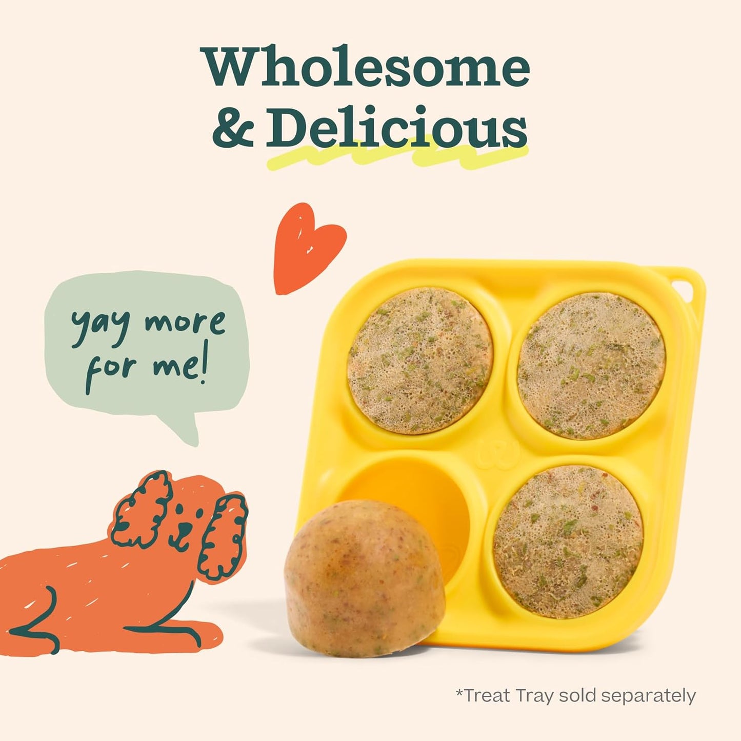 WOOF Pupsicle Mix Sample Pack - Easy-To-Make DIY Pupsicle Refills - Delicious Mix for the Pupsicle Interactive Dog Toy - with Bacon & Cheese, Calming, Balanced Belly, and Dental Mix - 4 Pack Sampler