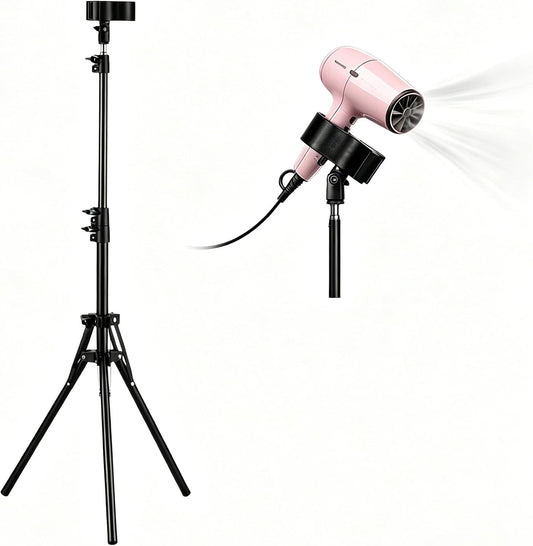 Hair Dryer Stand, Adjustable Hands-Free Heavy Duty Tripod