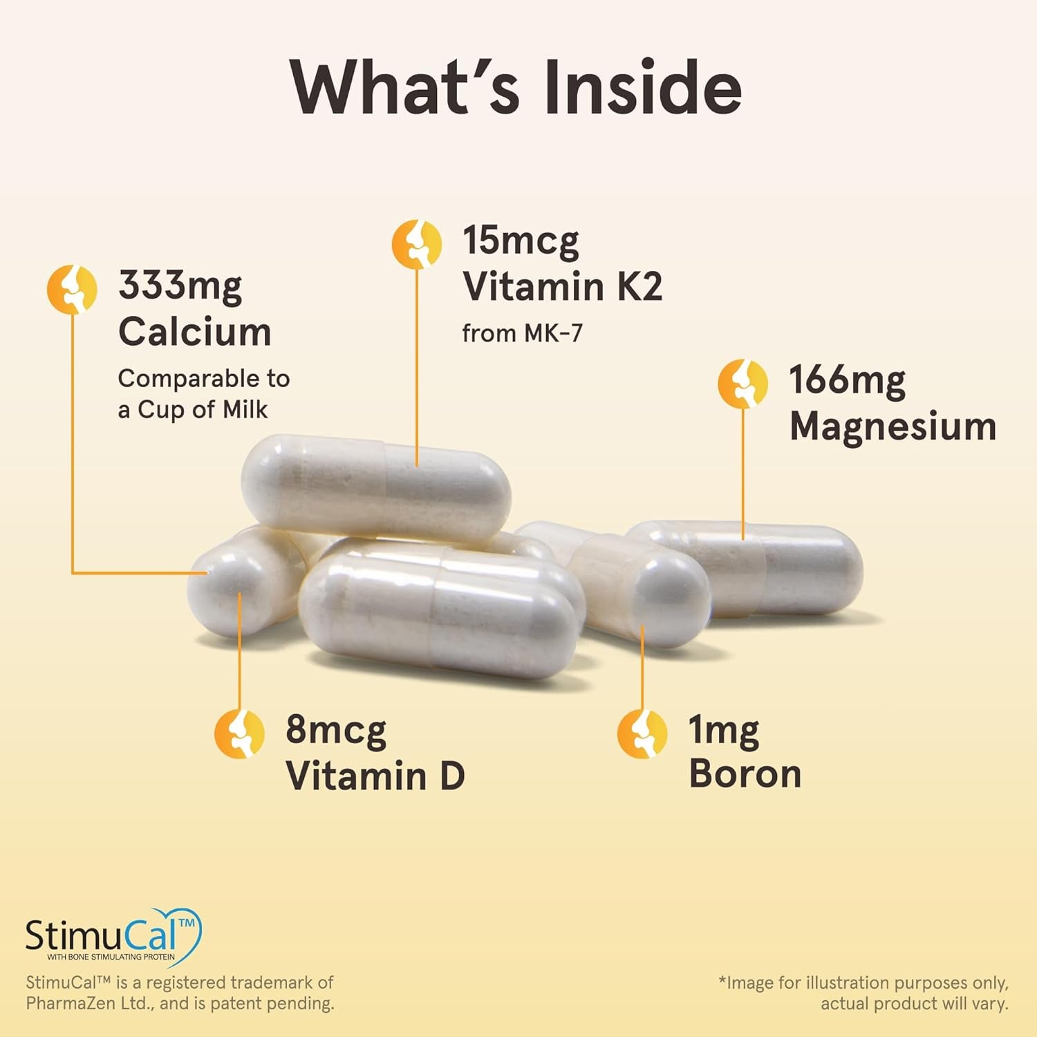 Jarrow Formulas Boneup for Bone Density - Vitamin D3 and K2, Calcium Support, 240 Capsules, Provides Skeletal Nutrition, up to 40 Days Supply
