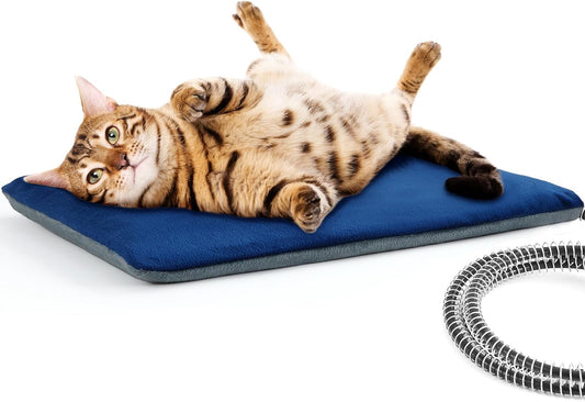 Pecute Pet Heating Pad for Cat Dog, Outdoor & Indoor Reversible Use, IPX7