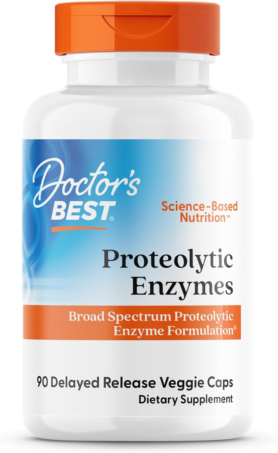 Doctor'S Best Proteolytic Enzymes Supplement, Bromelain, 90 Veg Capsules