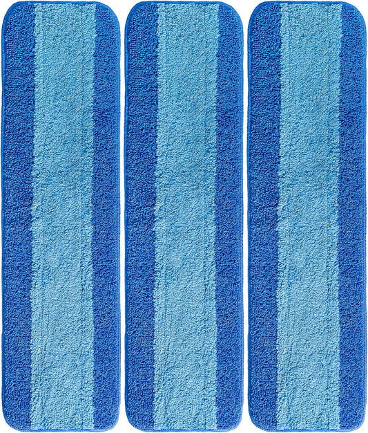Vanduck Microfiber Cleaning Pads Compatible with Bona Mops 18 Inch (3-Pack)