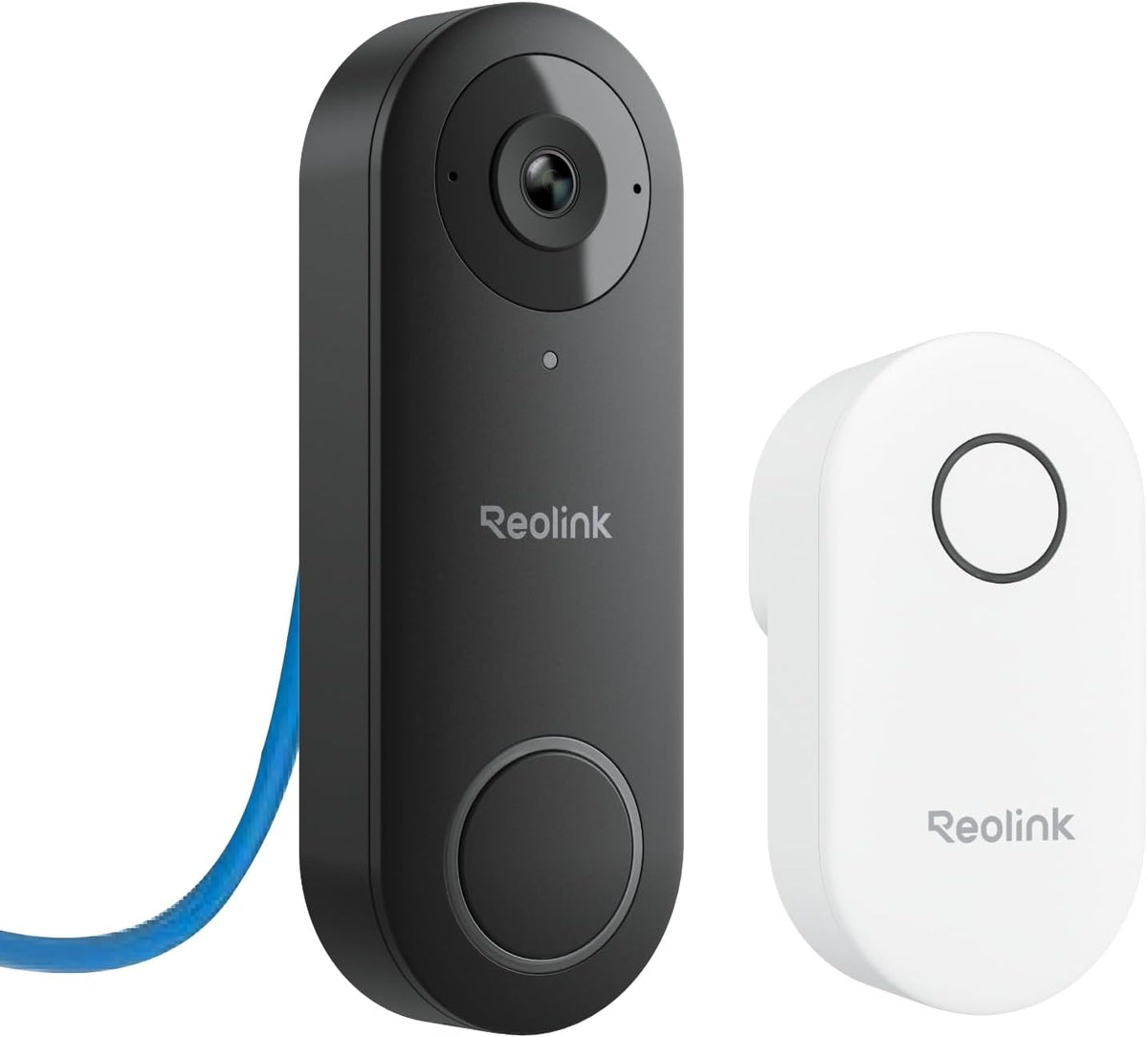 REOLINK Video Doorbell Poe 2K Wired Outdoor Security Camera with Chime V2