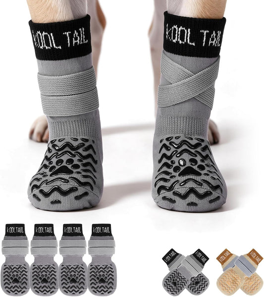 Non Slip Dog Socks to Prevent Licking Paws, Shoes for Hot Pavement