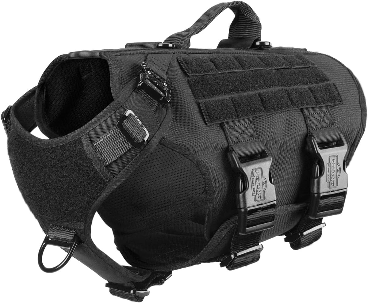 No Pull Tactical Dog Harness for Medium Dogs,Adjustable Dog Vest