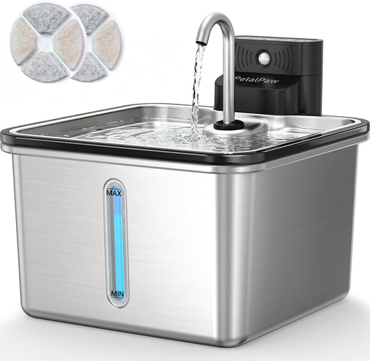 Water & Battery Separation, Wireless Cat Water Fountain, Faucet Design
