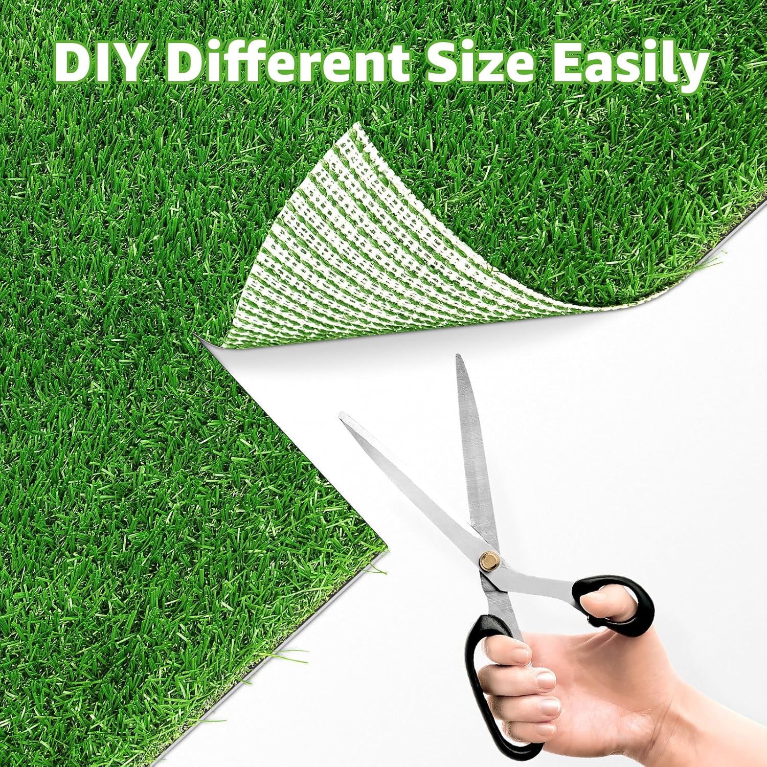 Artificial Dog Grass Pee Pad 20”X 25” 2 Pack, Grass Pad for Dogs Indoor Potty Training, Replacement Turf for Puppy, Washable Reusable Realistic Fake Grass Mat for Apartment, Balcony
